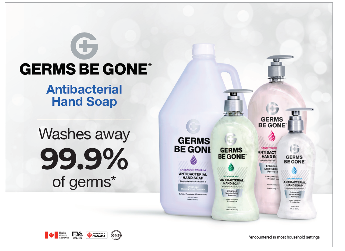Germs Be Gone Family of Antibacterial Hand Soap 